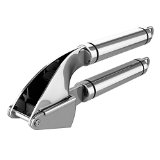 Propresser Garlic Press Stainless Steel - Home Chef Ebook Included - Ginger Press