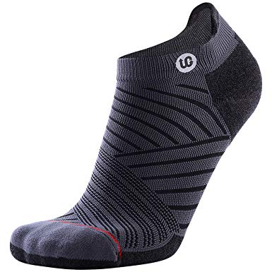 Compression Wool Running Socks Anti-Blister No Show Low Cut Athletic Socks for Men and Women