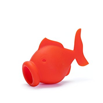 Silicone YolkFish Squeeze Fish Lips Swallow Release Egg Separator Cooking and Baking Tool by Peleg Design