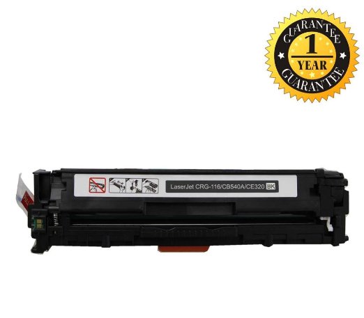 INK E-SALE Compatible CB540A Toner Cartridge 125A for HP Color LaserJet CP1215 CP1518ni CP1515n CM1312nfi CM1312 MFP Black 1 Pack