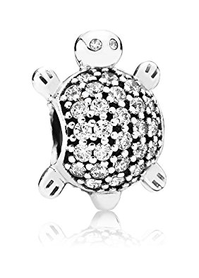 Pandora Women's Charm Sea Turtle 791538CZ, Silver