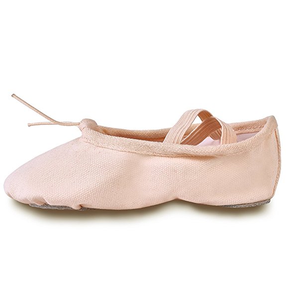 YYXR Ballet Slippers Canvas Dance Gymnastics Yoga Shoes Flats for Girls(Women/Big Kid/Little Kid/Toddler)