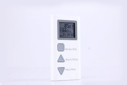 Perfect-Prime TH0165, Micro USB High Accuracy Temperature Humidity Data Logger Meter (white Color) for Storage, Logistic, Home use