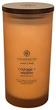 Chesapeake Bay Candle Mind & Body Large Jar Candle, Courage   Wisdom