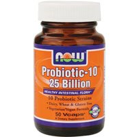 Now Foods Probiotic-10? 25 Billion - 50 Vcaps ( Multi-Pack)