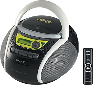 Sony CFD-E90 Psyc CD Radio Cassette Recorder Boombox (Black)