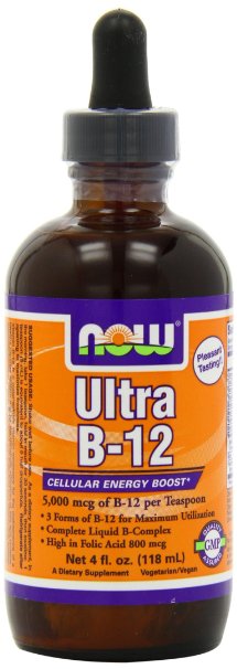 NOW Foods Ultra B-12 Liquid 4-Fluid Ounces