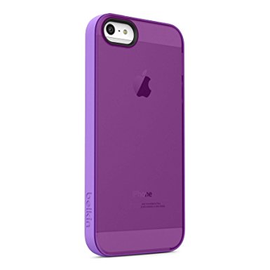 Belkin Grip Candy Sheer Case for iPhone 5 and 5S (Purple and Violet)