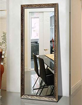 CrossROBBIN Thin Frame Floor Mirror (Leaner Mirror, 65"x24")