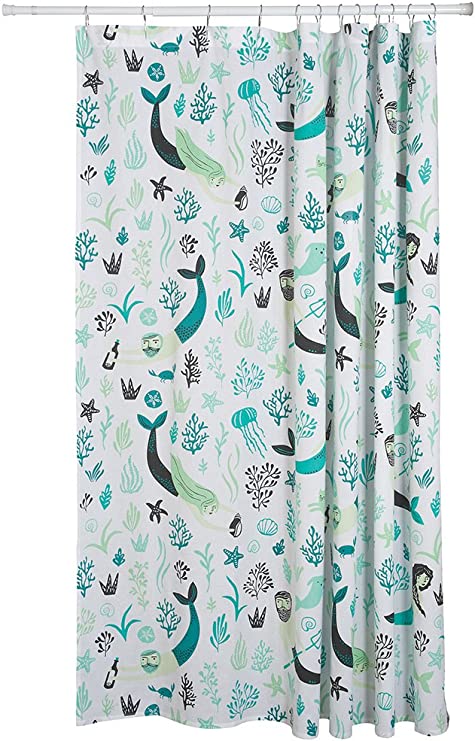 Danica Studio Cotton Shower Curtain, Sea Spell