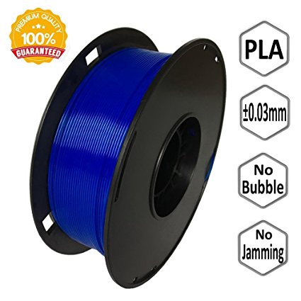 NovaMaker 3D Printer filament - Blue 1.75mm PLA Filament, PLA 1kg(2.2lbs), Dimensional Accuracy  /- 0.03mm