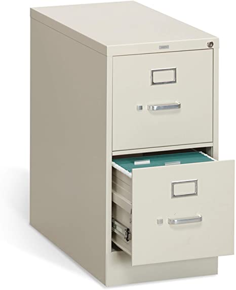 HON The Company P.L HON312PL 310 Series Vertical File Cabinet Letter Width, 2 Drawers, Putty (H312)