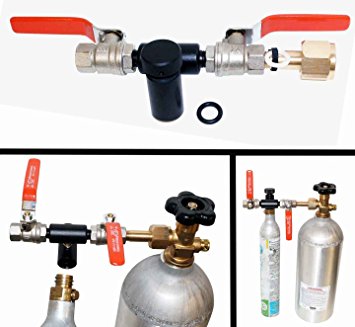 New CO2 refill system for soda maker home machine Co2 tanks, refill all sizes of SODA CO2 Tanks.