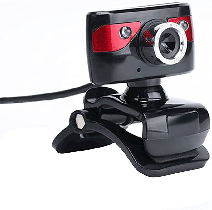 KKmoon USB 2.0 12 Megapixel HD Camera Web Cam 360 Degree with Microphone Clip-on for Desktop Skype Computer PC Laptop