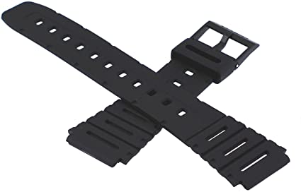 Casio 71604130 Genuine Factory Replacement Resin Band fits CA-53W-1 CA-61W-1 FT-100W-1 W-520U-1 W-720-1 W-720G-9