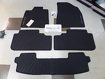 TOYOTA Highlander 2008-2013 Factory All Weather Rubber Floor Mats w/ 3rd Row OE OEM