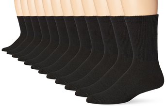 Hanes Men's 12-Pack Crew Socks