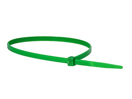 Monoprice Cable Tie 14 inch 50LBS, 100pcs/Pack - Green