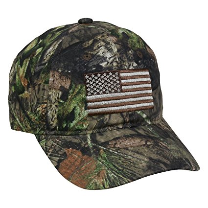 Outdoor Cap Men's Camouflage Americana Cap, One Size