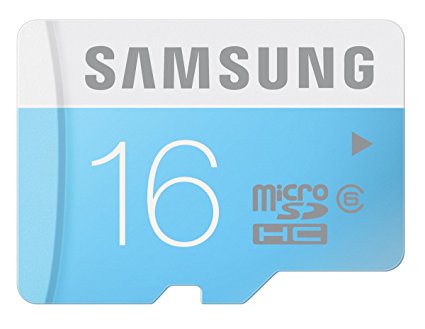 Samsung 16GB Class 6 Micro SDHC up to 24MB/s with Adapter (MB-MS16DA/AM)