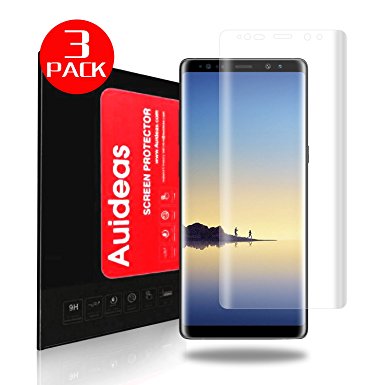 [2-Pack] Note 8 Screen Protector,Auideas Full Screen Coverage 3D PET HD Screen Protector HD Clear Anti-Bubble Film for Samsung Note 8 2017.