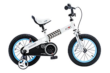 RoyalBaby Buttons Kid's Bike, Boy's Bikes and Girl's Bikes with training wheels, Gifts for children, 12-14-16 inch wheels, in 6 colors