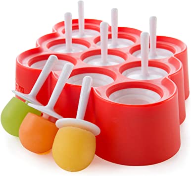 Zoku Slow Pops - easy to remove Silicone Ice Lolly moulds with drip guards