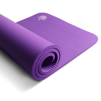 Pellor Ultra Thick Yoga Mats Pilates Exercise Pad With High Density NBR Mterial Non-slip Surface and Moisture-Resistant