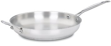 Cuisinart 722-30H Chef's Classic Stainless 12-Inch Open Skillet with Helper Handle