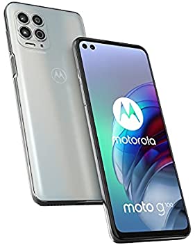 Motorola Smartphones G100 (6.7 Inch Max Vision FHD , Qualcomm Snapdragon 870 processor, 64 MP Triple Camera, 5000 mAH Battery, Dual SIM, 8/128 GB, Android 11), Iridescent Sky