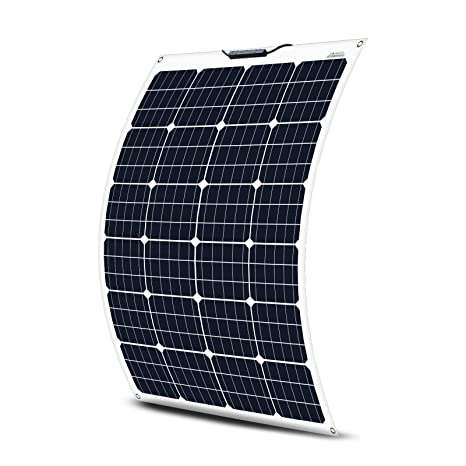 ECO-WORTHY 12V 130Watt Flexible Monocrystalline Solar Panel Charger for RVs Boats and More