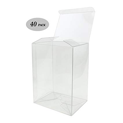 GosuToys Clear Plastic Protector Case Compatible For 4-inch Funko Pop Figures (40 Pack)