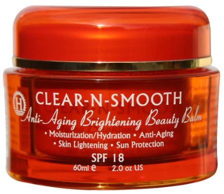 Gentle & Moisturizing Skin Lightening Cream: 4 Natural Lighteners for Sensitive Skin   Anti Aging Exfoliating Agents, Shea Butter, Hyaluronic Acid and SPF 18 Sun Protection Benefits. 2 oz / 60ml
