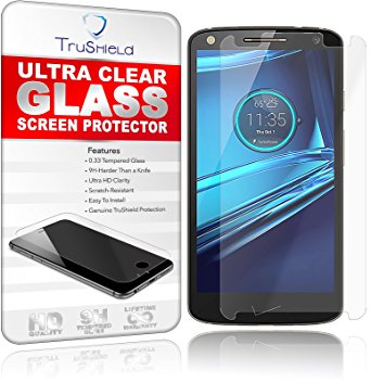 TruShield [2-PACK] Motorola Droid Turbo 2 Screen Protector - Tempered Glass Screen Protector