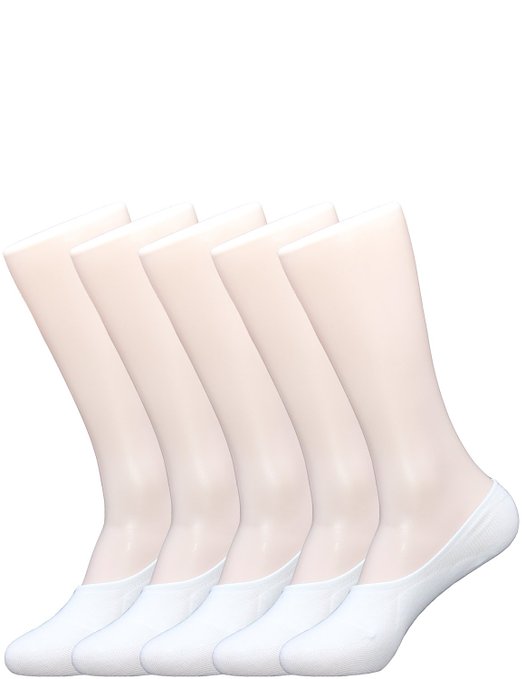 10STAR11 Men's 3,5,6 Pack High Quality Durable Non Slip Heel No Show Liner Socks
