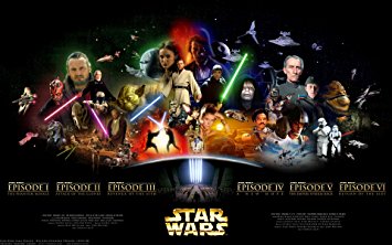 Star Wars Saga Movie Poster 24"x36"