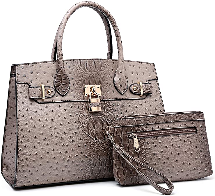 Dasein Women Handbags and Purses Ladies Shoulder Bag Top Handle Satchel Tote Work Bag with Wallet