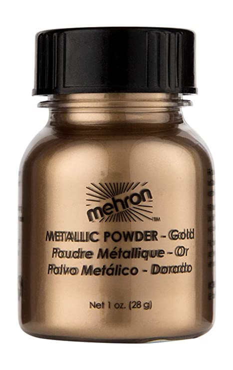 Mehron Makeup Metallic Powder (1 oz) (Gold)