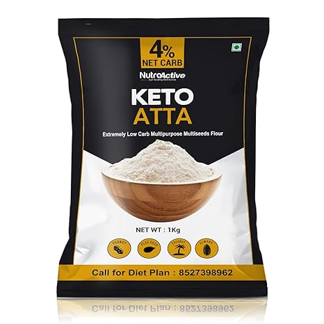 Keto Atta (1g Net Carb Per Roti ) Extremely Low Carb Flour - 1kg