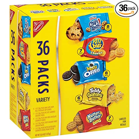 Nabisco Classic Mix Cookies, Assorted, 1 Oz., 40/Pack (220-00086)