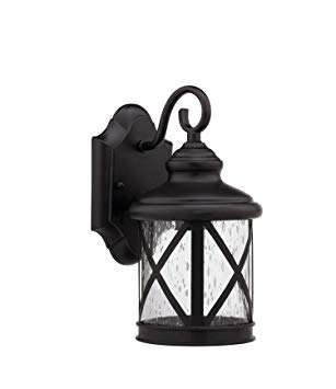 Chloe Lighting Chloe Lighting MILANIA ADORA Transitional Wall-Mount 1-Light Outdoor Rubbed Bronze Sconce