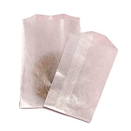 100 - Flat Glassine Waxed Paper Bags - Tiny (2" X 3-1/2") - (5.1 x 8.9 cm)