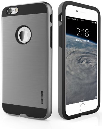 iPhone 6 Case, CellEver [Strong N' Lightweight Series] Shock Absorbing Heavy Duty Case for iPhone 6 / 6S (4.7 Inch) - Space Gray
