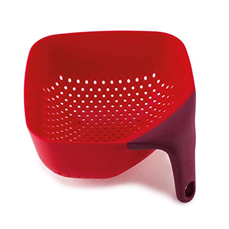 Joseph Joseph Square Colander, Medium - Red