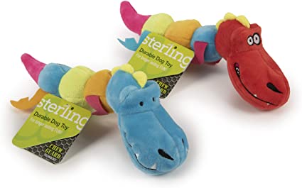 Sterling Plush and Durable Dog Toys with Chew Guard Technology and Squeakers