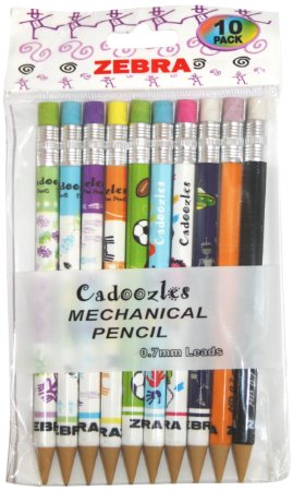 Zebra 0.7mm Cadoozle Mechanical Pencils (Pack of 10)