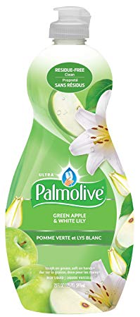 Palmolive Ultra Dishwashing Liquid, Green Apple & White Lily, 591 mL