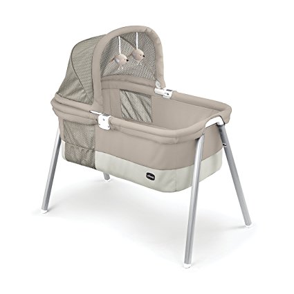 Chicco LullaGo Deluxe Bassinet, Taupe