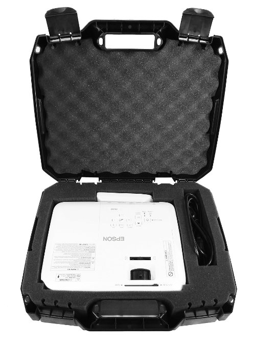 WORKFORCE Safe n Secure Video Projector Hard Case - For Epson PowerLite and Home Cinema DLP, WXGA, 1080p and 3D Projectors - For Select Models Pro EX9200 / 1761W / 1284 / 640 / 740HD / 1040 and More