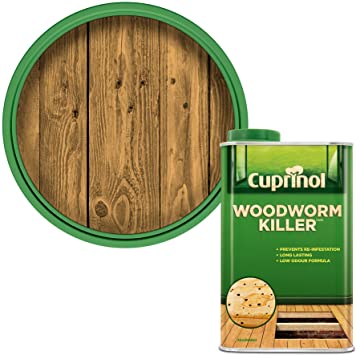 Cuprinol CUPWW1L 1 Litre Low Odour Woodworm Killer - Natural
